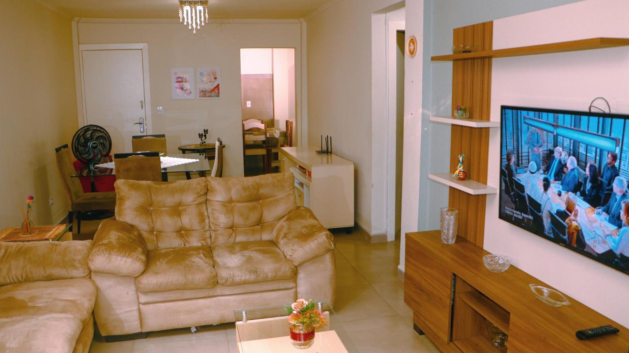 Apartamento 6 Pessoas - Proximo Ao Mar - Wi-fi - Netflix - 2tvs Smart Apartamento